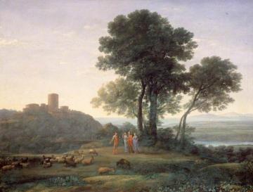 Jacob with Laban and His Daughters Artwork by Claude Lorrain