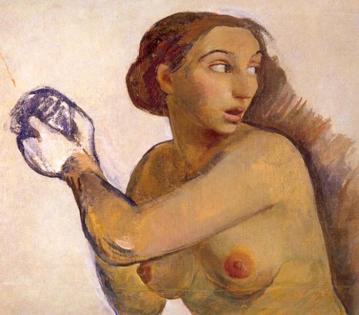Nude. Sketch Artwork by Zinaida Serebriakova