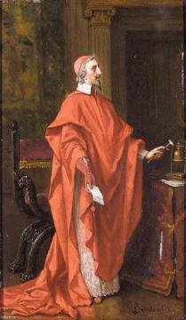 Cardinal Richelieu Artwork by Wladyslaw Bakalowicz