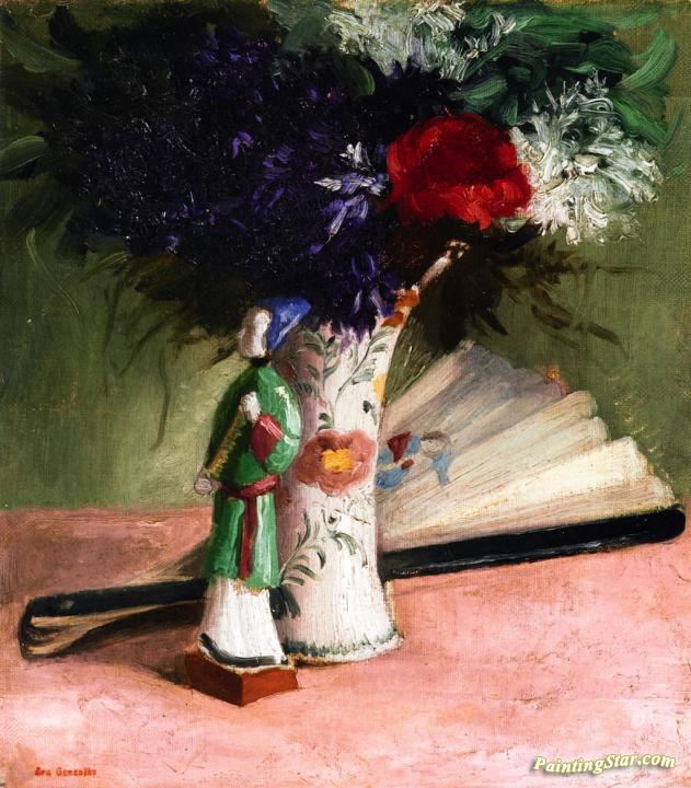 Bouquet Of Violets Artwork by Eva Gonzales