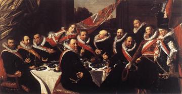 Banquet Of The Officers Of The St George Civic Guard Artwork by Frans Hals