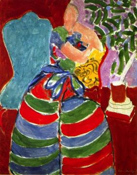 The Striped Dress Artwork by Henri Matisse