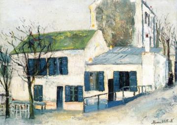 The Lapin Agile in Montmartre Artwork by Maurice Utrillo