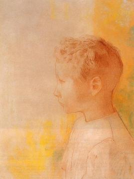 Portrait of the Son of Robert de Comecy Artwork by Odilon Redon