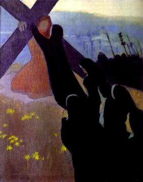 The Road To Calvary Artwork by Maurice Denis