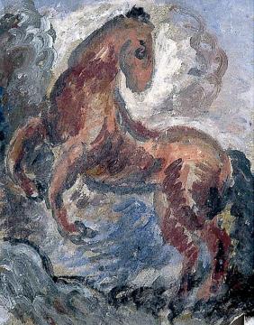 A Prancing Horse Artwork by Duncan Grant