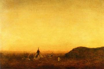 Indian Camp Artwork by Ralph Albert Blakelock