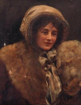 Portrait of Mrs H. C. Marillier Artwork by John Maler Collier