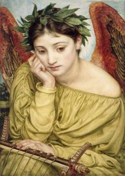 Erato, Muse Of Poetry Artwork by Sir Edward John Poynter