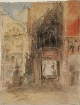 The Porta della Carta, Doge's Palace Artwork by Joseph Mallord William Turner