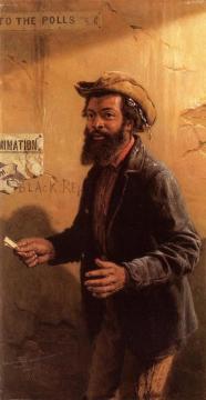 His First Vote Artwork by Thomas Waterman Wood