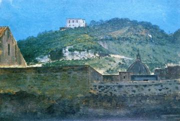 A Hilltop, Naples Artwork by Thomas Jones
