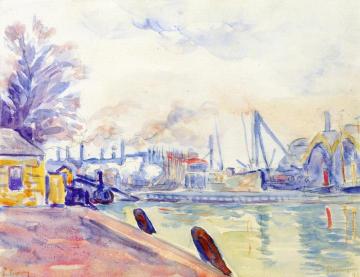 The Port of Flushing Artwork by Paul Signac
