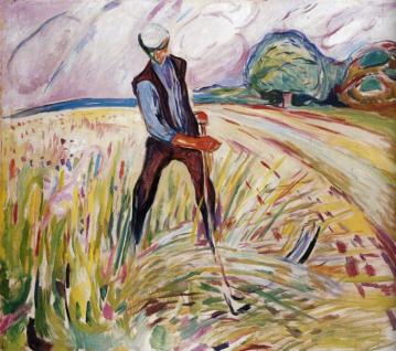 The Haymaker Artwork by Edvard Munch
