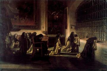 Rezando Artwork by Antonio Muñoz Degrain