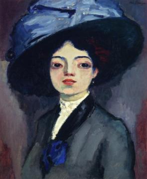 Woman With A Large Hat Artwork by Kees Van Dongen