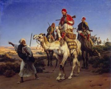 Arabs Travelling In The Desert Artwork by Horace Vernet