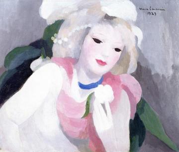 Leaning Woman Artwork by Marie Laurencin
