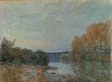 Soleil Couchant Artwork by Alfred Sisley