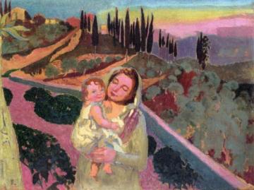 Motherhood Artwork by Maurice Denis