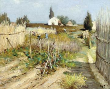 Kitchen Garden In Provence Artwork by Marcel Dyf