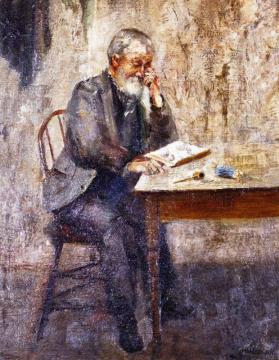 The Artist's Father, Henry S. Millett Artwork by George Van Millett