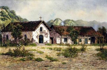 Mission San Francisco Solano Artwork by Edwin Deakin