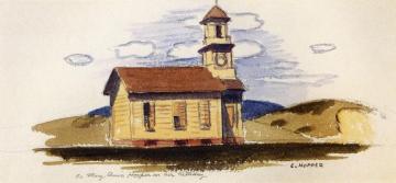 South Truro Church Artwork by Edward Hopper