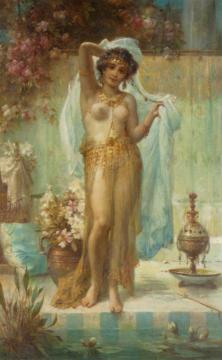 After the Bath Artwork by Hans Zatzka