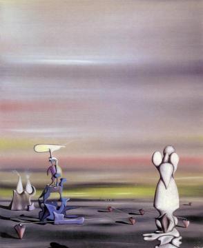 Les Filles Des Conséquences Artwork by Yves Tanguy