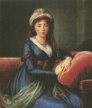 Countess Apraxina Artwork by Elisabeth Vigee Le Brun