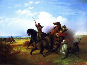 The Buffalo Hunt Artwork by John Mix Stanley