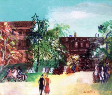 Bois De Boulogne Artwork by Jean Dufy