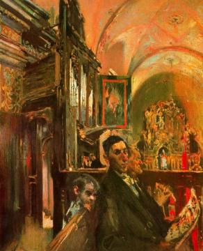 Els Cantaires De L'aleixar Artwork by Joaquin Mir Trinxet