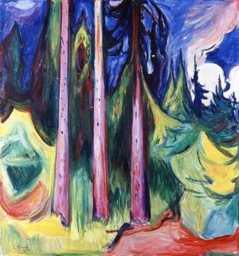Forest Artwork by Edvard Munch