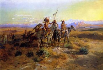 The Scouts Artwork by Charles Marion Russell