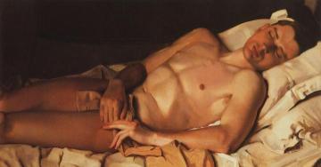 Naked Young Man Artwork by Konstantin Somov