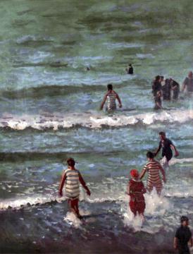 Bathers, Dieppe Artwork by Walter Richard Sickert