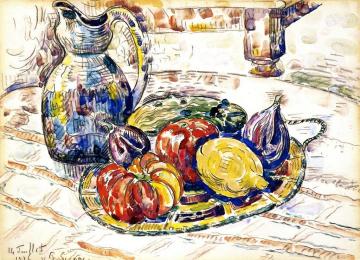Still Life with Fruit and Vegetables Artwork by Paul Signac