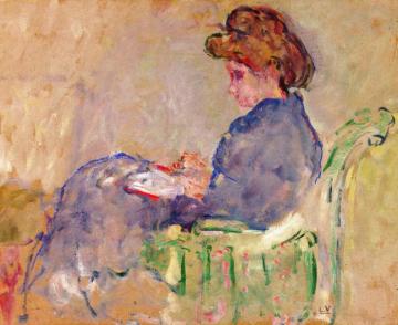 Seated Woman Artwork by Louis Valtat