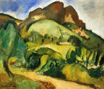 Sainte-Victoire Mountain Artwork by Emile-othon Friesz