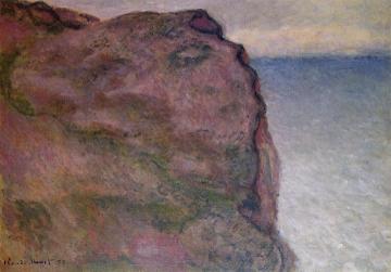 Cliff at Petit Ailly, at Varengeville Artwork by Claude Oscar Monet