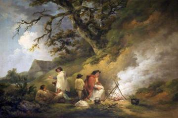 Gipsy Encampment Artwork by George Morland