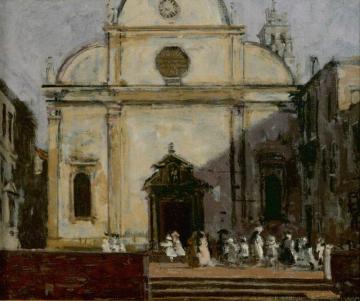 Santa Maria Del Carmelo, Venice Artwork by Walter Richard Sickert