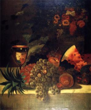 Fruit and Flower Still LIfe (B) Artwork by William Merritt Chase