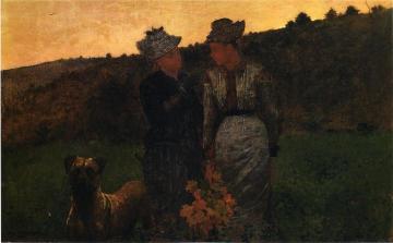 Rab And The Girls Artwork by Winslow Homer
