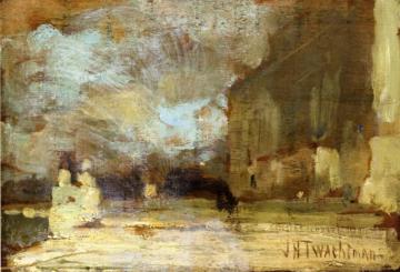 The Quai, Venice Artwork by John Twachtman