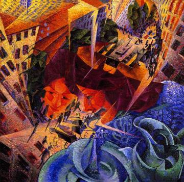 Simultaneous Visions Artwork by Umberto Boccioni