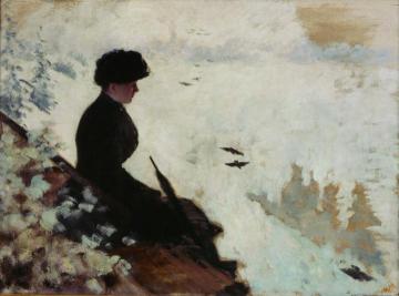 Snow Effects Artwork by Giuseppe de Nittis