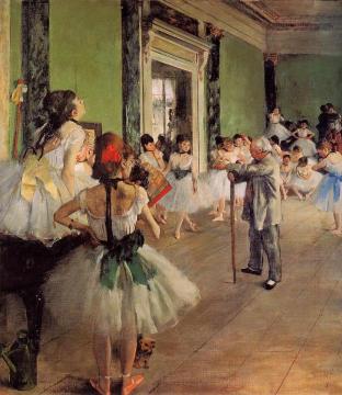 The Dance Class Artwork by Edgar Degas